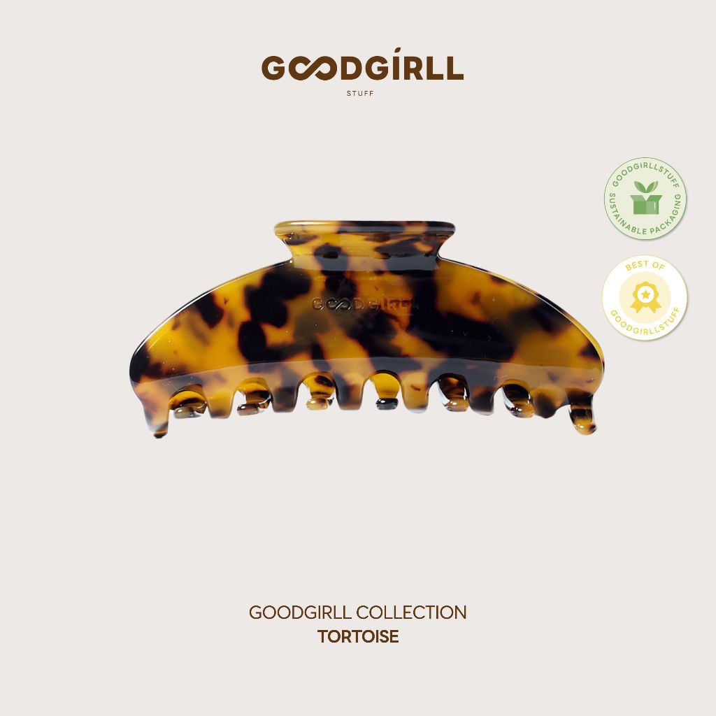 GOODGIRLLSTUFF | Goodgirll Claw Clip in Tortoise (ขนาด 10x4.5 cm.)