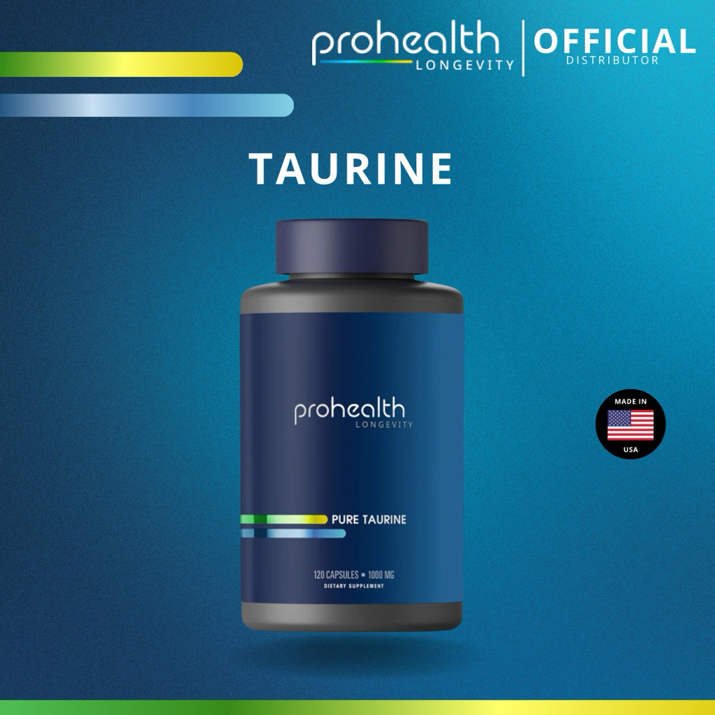 Taurine (120 แคปซูล) ProHealth แท้จาก USA