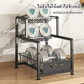 ที่วางเครื่องปรุง ลิ้นชักพร้อมรางเลื่อน ชั้นวางจานดึงออก ที่วางเครื่องเทศ สามารถวางเอียงได้ สะดวกในการรับ