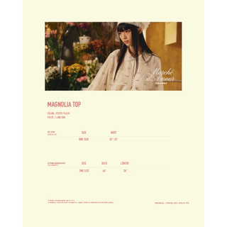 lookbooklookbook magnolia top