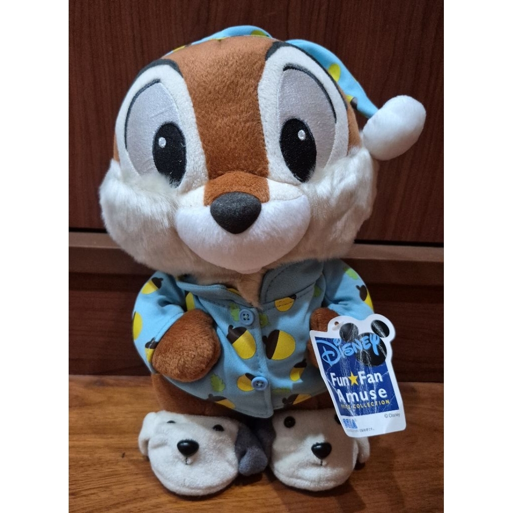 พร้อมส่ง❗️ตุ๊กตา Chip'N Dale : Chip : Bedtime Collection : SEGA (Japan)
