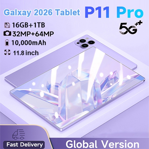 【รับประกัน 1 ปี】แท็บเล็ต รองรับซิม 2026 Tablet Android 14.0 【16GB RAM 1TB ROM】แท็บเล็ต หน้าจอคมชัด 2