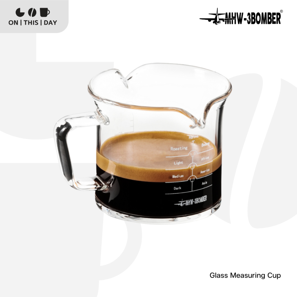 MHW-3BOMBER Glass Measuring Cup แก้วช็อต ขนาด 120 ml