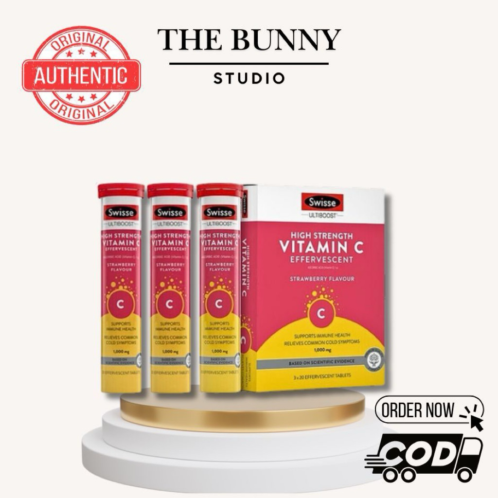 ❤️พร้อมส่งค่ะ❤️ Swisse Ultiboost Hight Strength Vitamin C วิตามินซีเม็ดฟู่