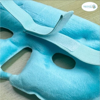 เจลประคบร้อนเย็นเคนโกะ - ประคบหน้า สีฟ้า KENKOU Cold Hot Pack – Face Mask (Blue)