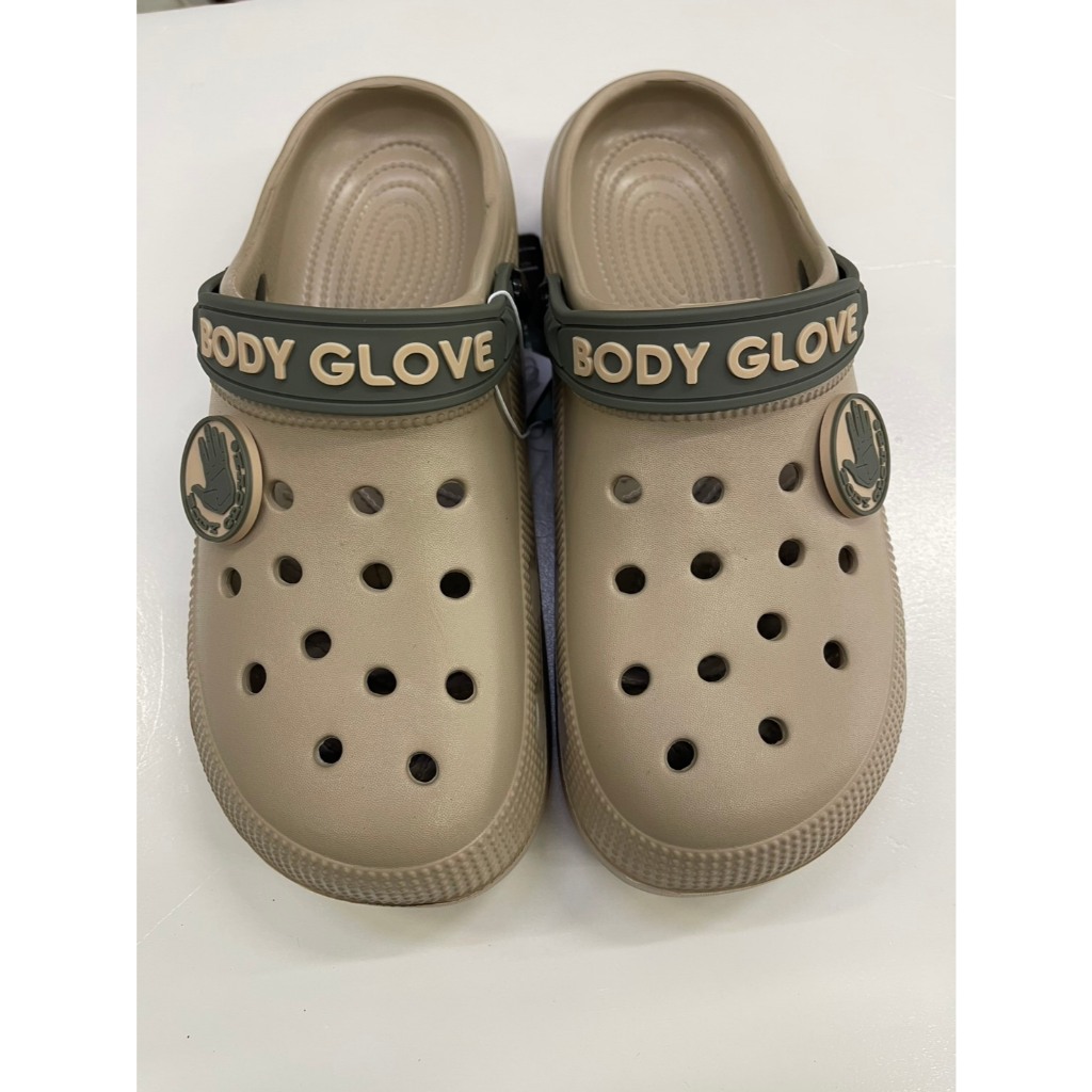 Body Glove รองเท้าแตะสวมไฟล่อนบุรุษ พื้นหนา 4 ซม. หัวปิด รุ่น BGM318  สีดำ สีกากี  บอดี้โกลฟ ของแท้ 100%