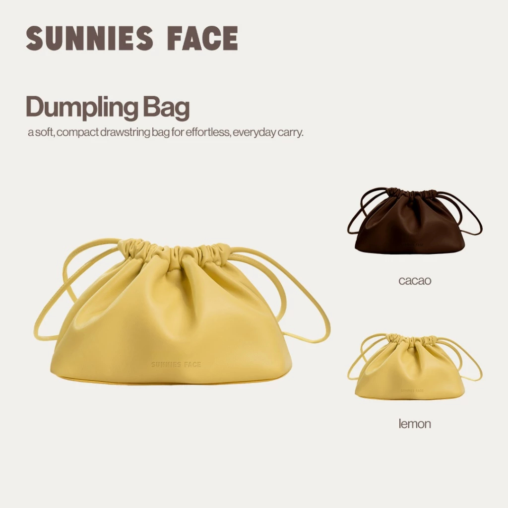 Sunnies Face Dumpling Shoulder Bag (กระเป๋าสะพายไหล่ทรงเกี๊ยว)