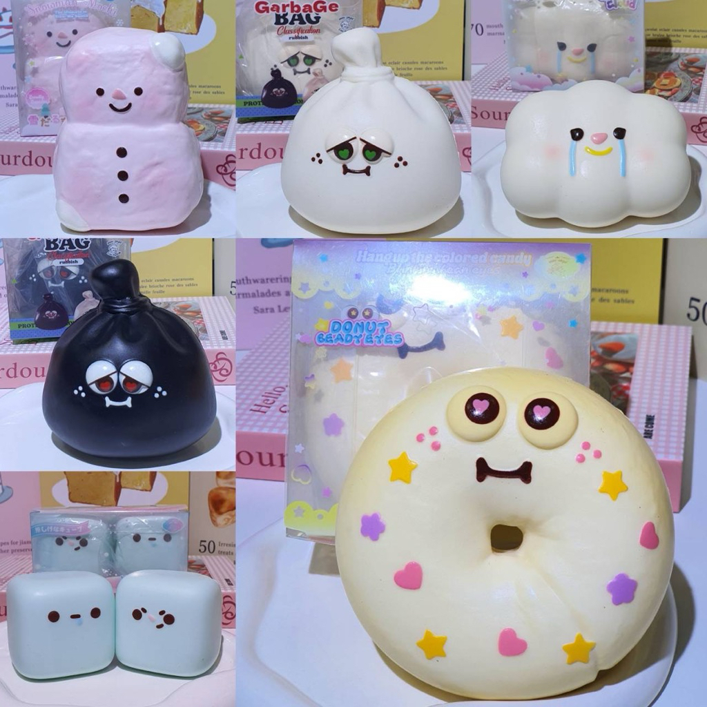 [พร้อมส่ง🇹🇭] สกุชชี่ ‘Lisa‘ เนื้อเปียก/สโลว์ บีบเพลิน | Tara squishy