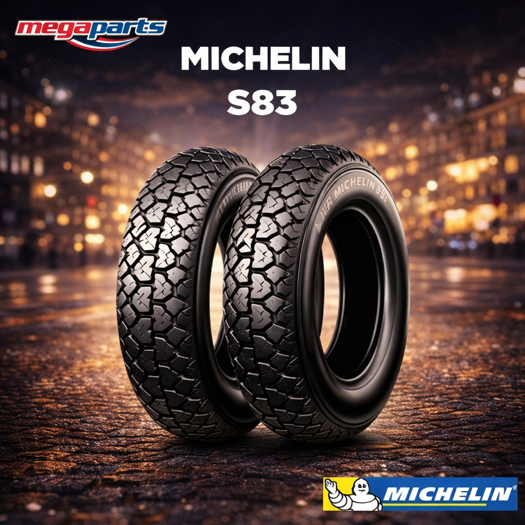 ยางนอกรถมอเตอร์ไซค์ MICHELIN S83 มิชลิน เอส 83 (1 เส้น) (Megaparts Store)