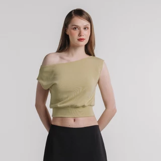 STAYSLAY.BKK | Off shoulder top (เสื้อปาดไหล่เข้าเอวใส่ได้หลายแบบ)