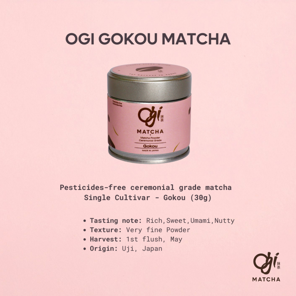 [Ogi] Gokou Matcha - Organic (30g) Single Cultivar from Uji