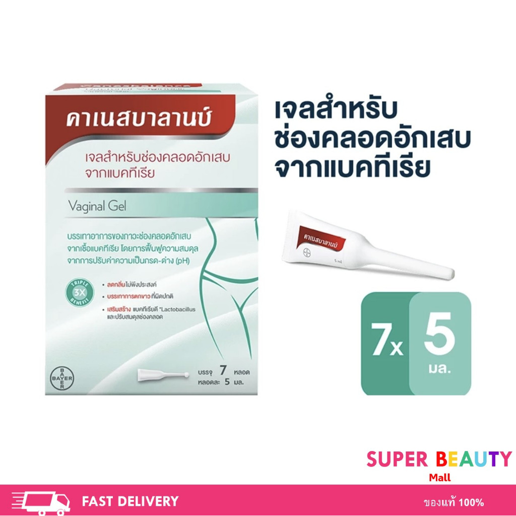 Canesbalance คาเนสบาลานซ์ เจลสำหรับช่องคลอดอักเสบ ลดกลิ่นไม่พึงประสงค์ บรรเทาอาการตกขาวที่ผิดปกติ