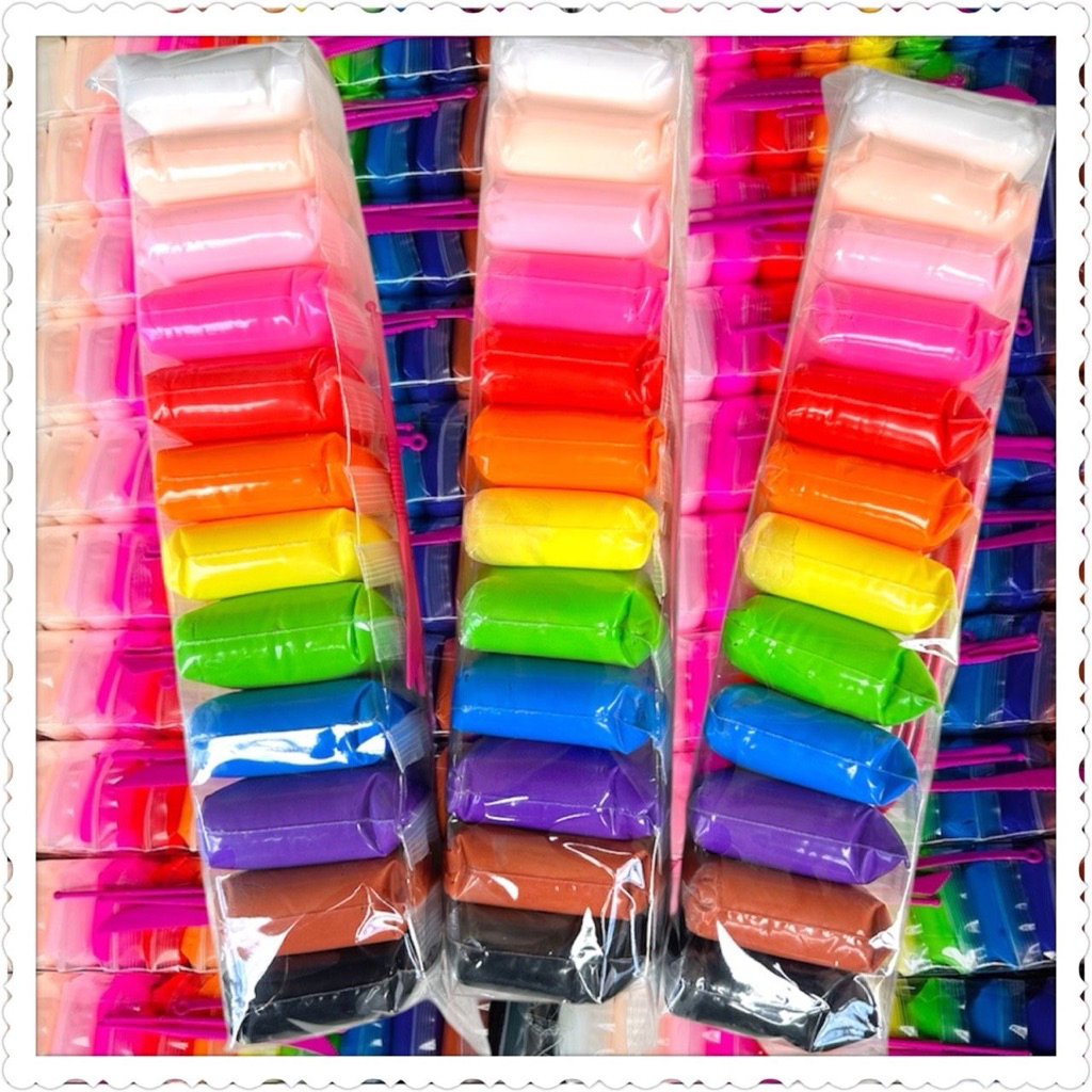 ดินเบา สีใหม่รุ่น A ยาว27-28ซม ราคาต่อ 12แถว✅ส่วนลดดูรูปที่2✅