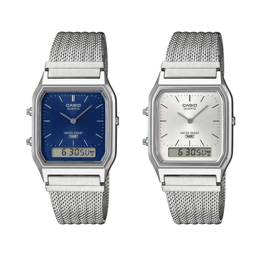 CASIO VINTAGE ของแท้ รุ่น AQ-230EM-2A , AQ-230EM-7A