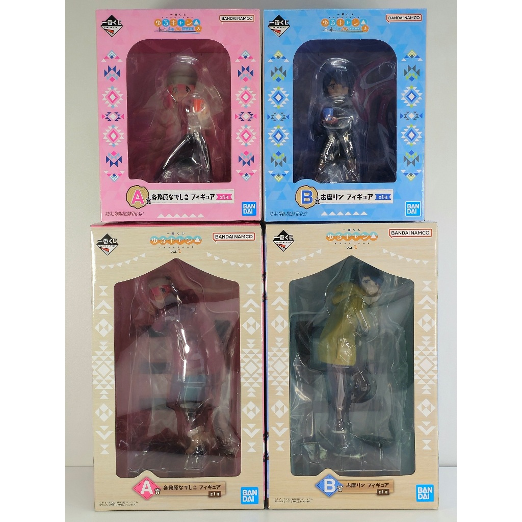 [ฟิกเกอร์แท้] Ichiban Kuji - Yurucamp - Kagamihara Nadeshiko / Shima Rin - Special Figure (FuRyu / Sega)