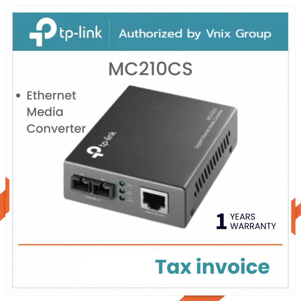 MC210CS TP-LINK Ethernet Media Converter By Vnix Group
