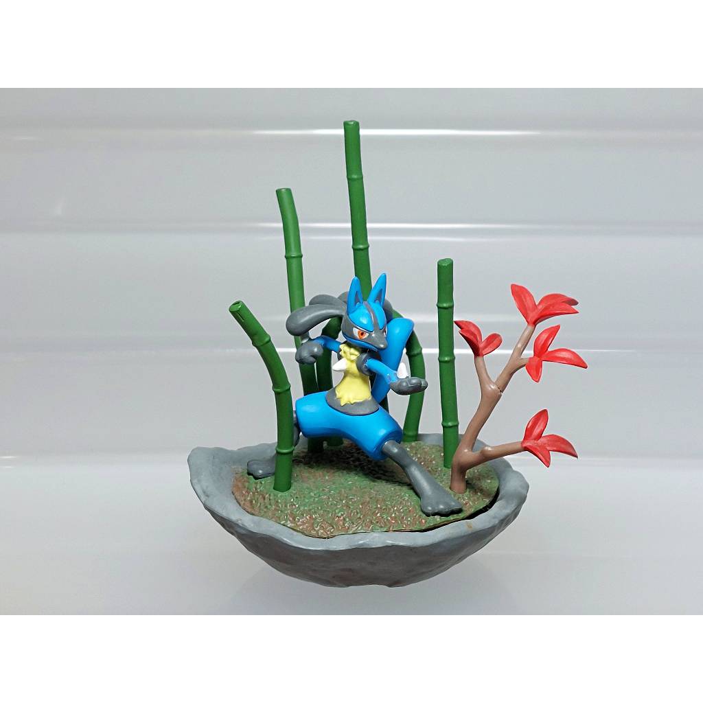 [ของแท้] [มือหนึ่ง] Pokemon Pocket Bonsai Lucario Figure Re-Ment