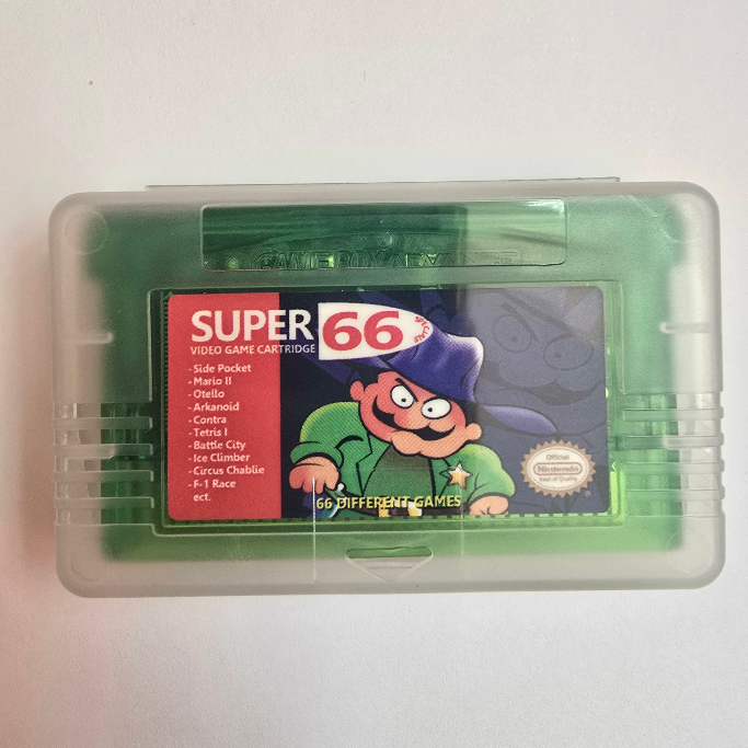 ตลับเกม GBA SUPER 66 IN 1 GBA (รวม 66 เกมส์มันส์จาก Famicom)