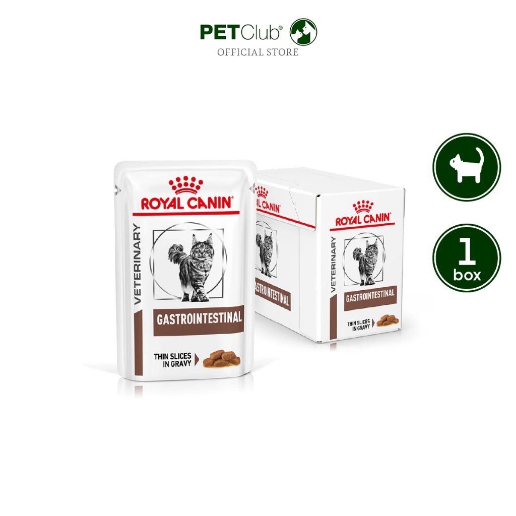 [PETClub] Royal Canin Vet - Cat Gastrointes Pouch (ยกกล่อง 85g.x12ซอง)