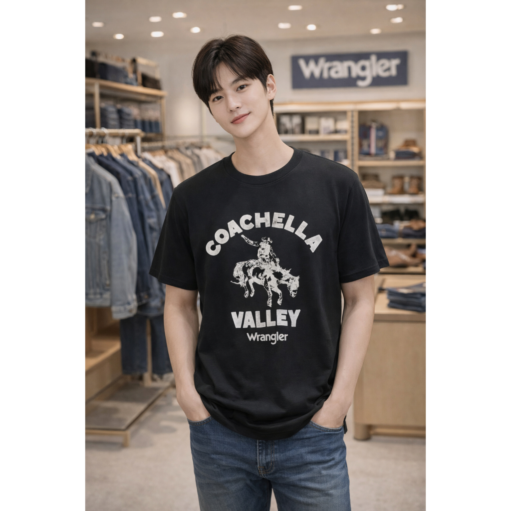 เสื้อยืด แบรนด์   Wrangler