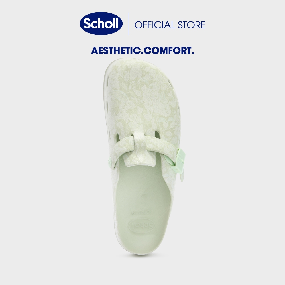 Scholl รองเท้าแตะผู้หญิงแบบสวม รุ่น Bahia Clog for Women เทคโนโลยี Bioprint กระชับทุกก้าวเดิน ราคา ถูกที่สุด ดีลบีเคเค แกลเลอรีภาพที่ 5