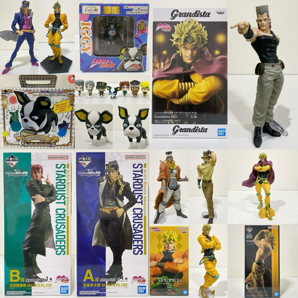 [พร้อมส่ง/มือ1-2/ของแท้] รวมฟิกเกอร์ โจโจ้ ภาค3 JoJo “Stardust Crusaders” Jotaro Polnareff Kakyoin Dio Iggy Joseph
