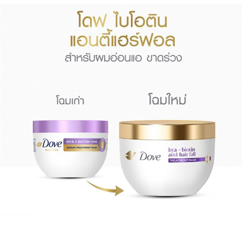 Dove hya and peptide repair serum treatment 220g