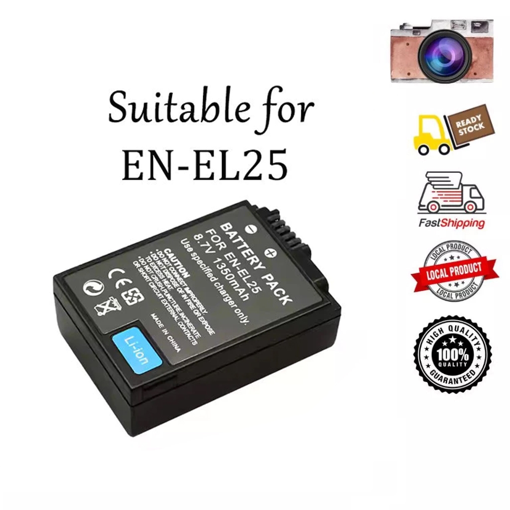 แบตเตอรี่กล้อง Nikon EN-EL25 ( ประกัน 1ปี) สำหรับ Nikon ZFC / Z50 ( Camera Battery ENEL25 NIKON ZFC 