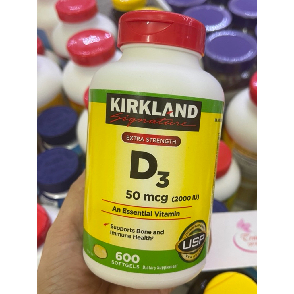Kirkland Vitamin D3 600 เม็ด Exp.05/2028