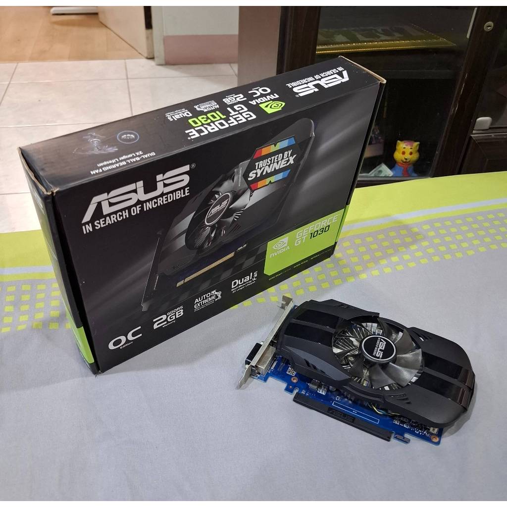 ASUS GT1030 2GB GDDR5 64Bit❗️การ์ดจอมือมือสอง ✌️ ไม่ต่อไฟเพิ่ม