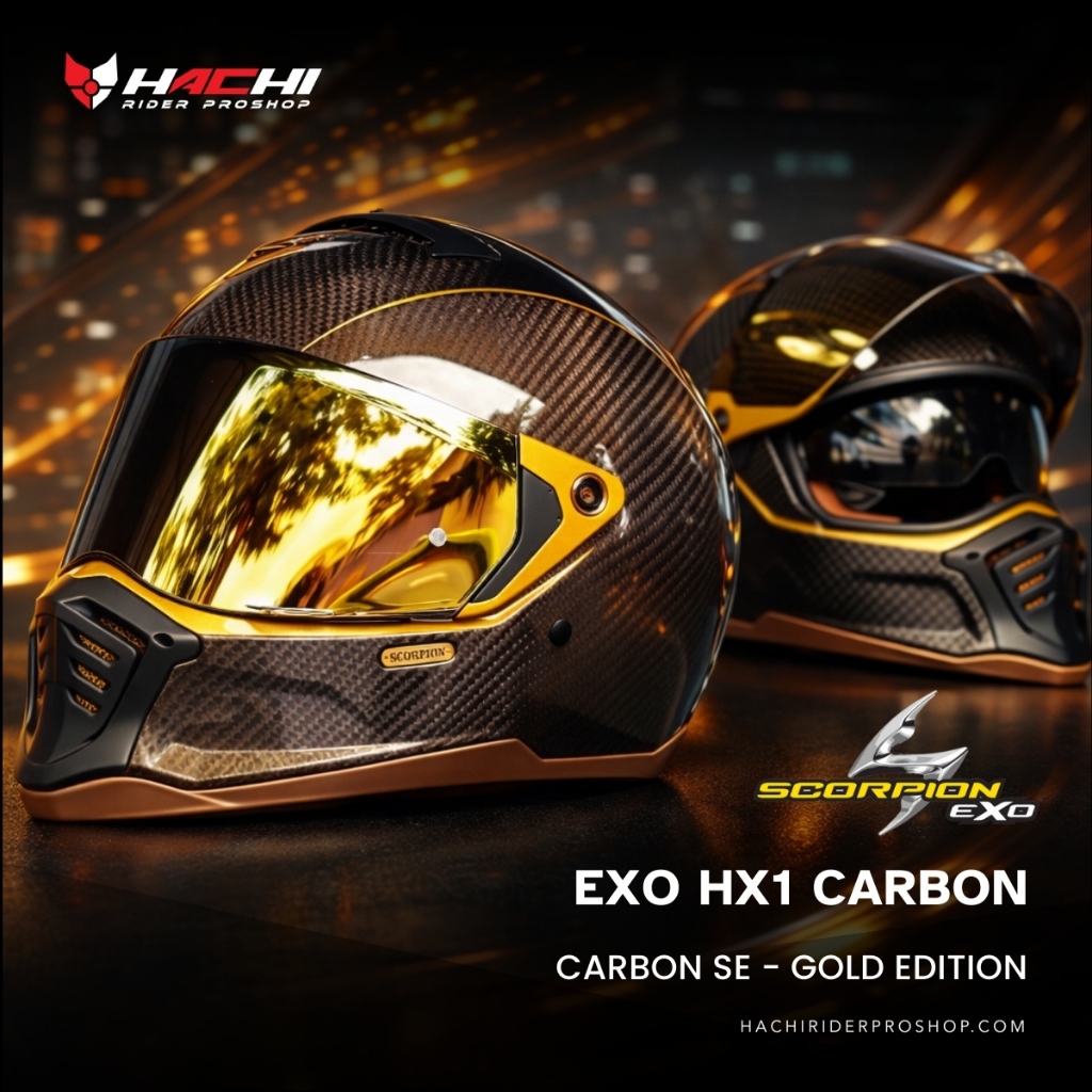 SCORPION EXO HX1 CARBON SE - Gold Edition