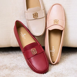 LA BELLA รองเท้าคัชชูหนังแกะ รุ่น ELEGANTE LOAFER 6 สี