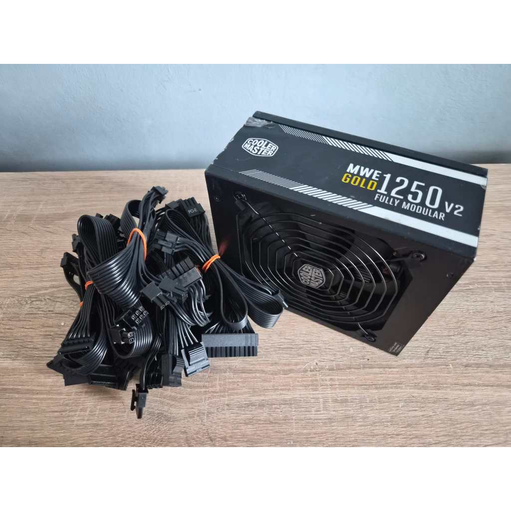 POWER SUPPLY (อุปกรณ์จ่ายไฟ) COOLER MASTER MWE GOLD 1250  V2 ATX 3.0 (80 PLUS GOLD)
