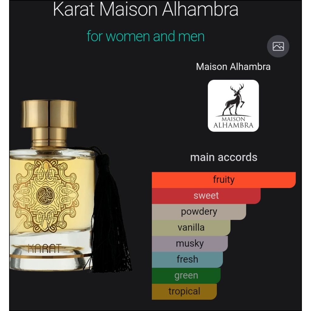 Maison Alhambra Kismet MAGIC, Karat, Oasis, The Artist, Crafted Oud, Regale, Berlinetta, Montaigne Vanille 2ml 5ml 10ml - รูปที่ 7