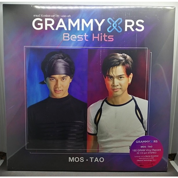 แผ่นเสียง Grammy X RS Best Hits ชุด Mos X Tao 2LP Black Vinyl รัน 430 *แผ่นใหม่ มือหนึ่ง (Sealed) พร