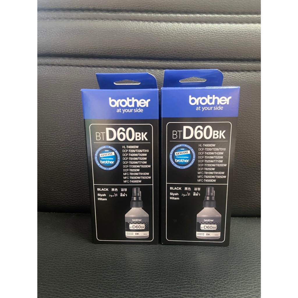 หมึก Brother BTD60 Bk ใช้กับ : DCP-T310,DCP-T510W,DCP-T710W,MFC-T810W.