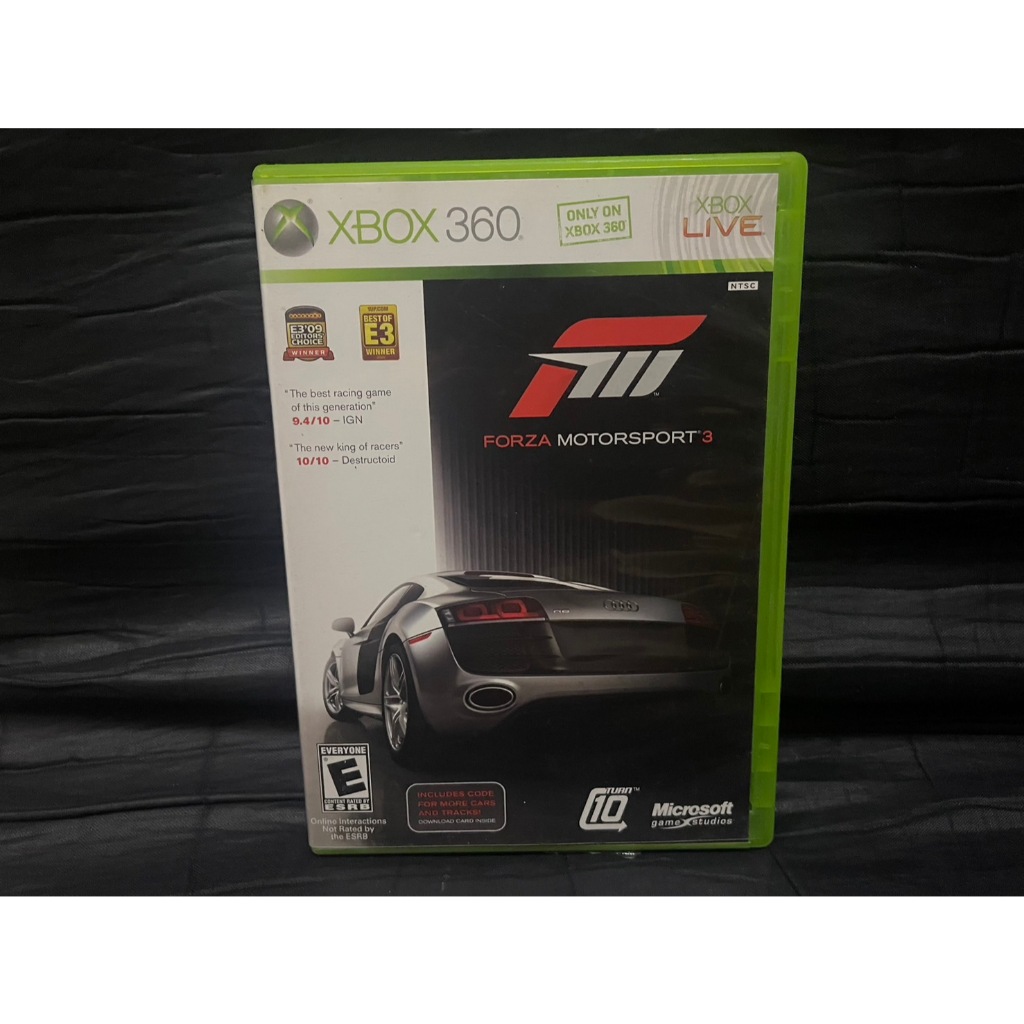 แผ่นเกมส์ XBOX 360 Game : Forza Motorsport 3 : XBOX 360 NTSC
