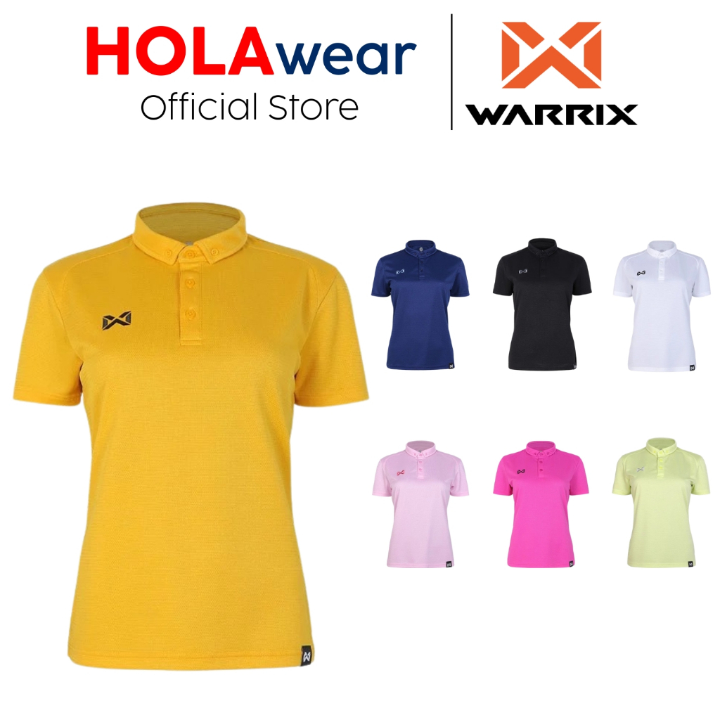 [มีส่งด่วน] เสื้อโปโล WARRIX หญิง 241PLWCL30 รุ่น RELAXY POLO ทรงเข้ารูป