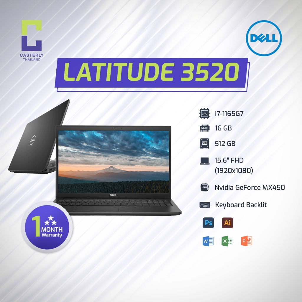 [2nd Hand] Dell Latitude 3520 — Core i7‑1165G7 / 16GB / 512GB / 15.6” HD