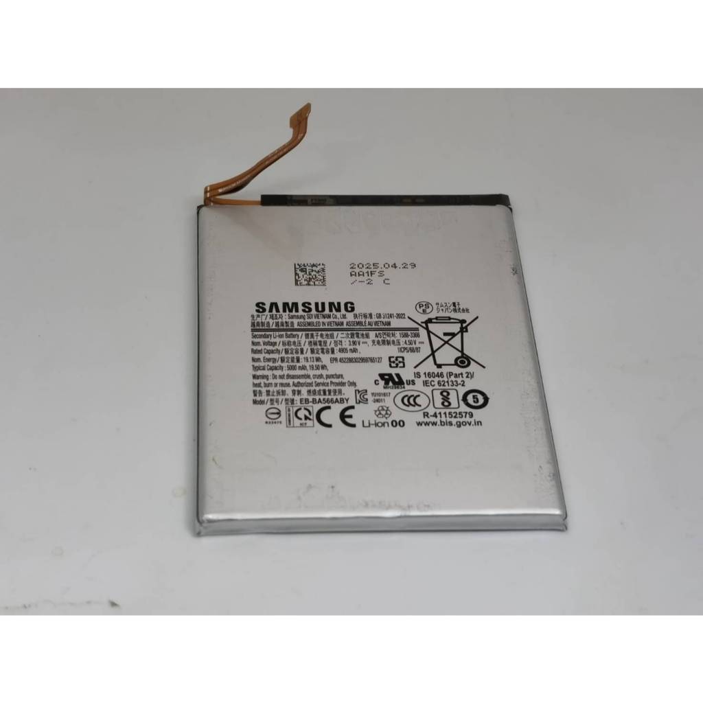 แบตเตอรี่ Battery สำหรับ Samsung GalaxyA56 5G / A56 5G / A566 / EB-BA566ABY/ แท้ มือสอง มือ2