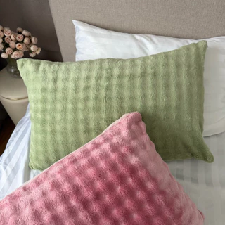 ปลอกหมอนหนุนขนาด 48*74 cm.แพ็ค 1 ใบ ขนนุ่ม หลับสบาย สไตล์โมเดิร์น ขนนิ่ม มีลาย1ด้าน มีซิป ซักทำความสะอาดได้ง่าย