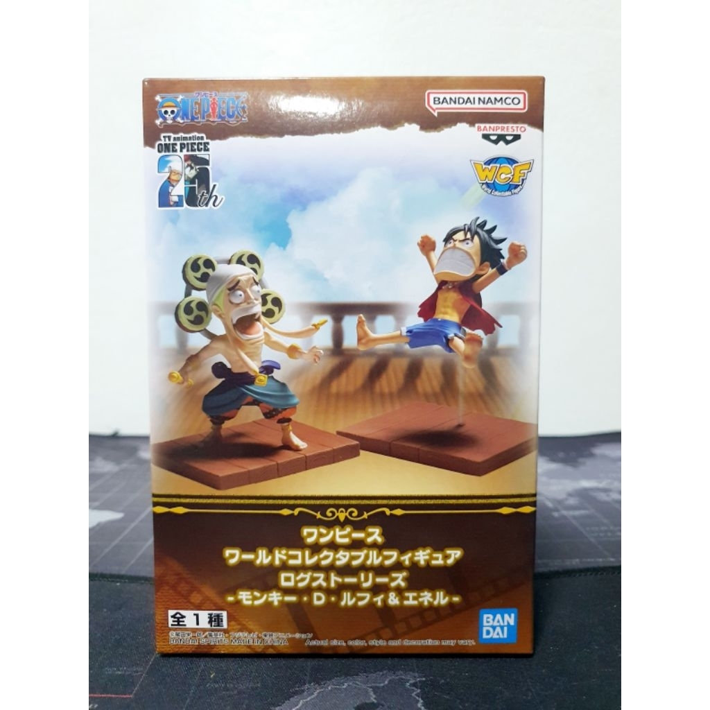 [ของแท้] Luffy D Monkey & Enel - World Collectable Figure Log Stories (WCF) , Banpresto (OnePiece)