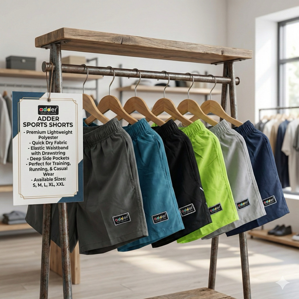 กางเกงขาสั้นกีฬา ADDER: ผลิตภัณฑ์นี้เป็นกางเกงขาสั้นกีฬาจากแบรนด์ ADDER 🌟