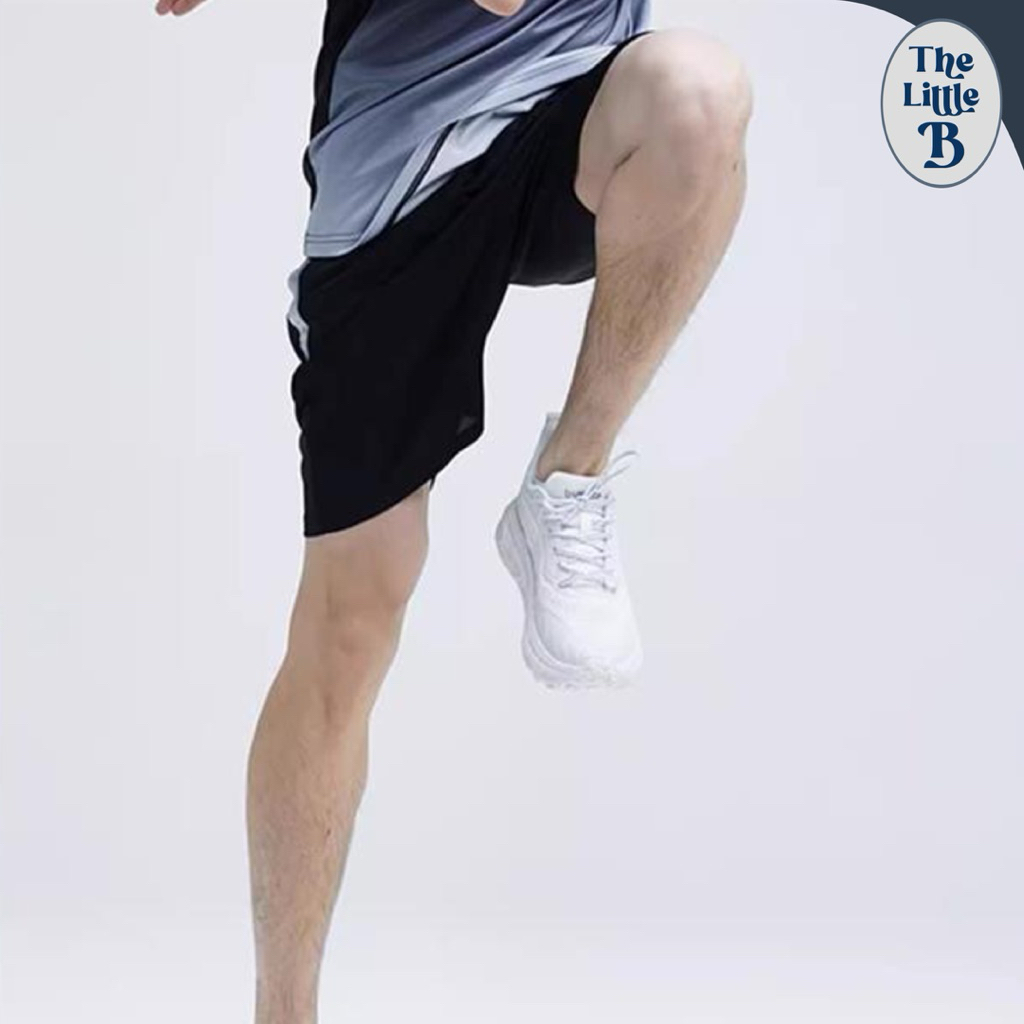 The Little B เสื้อกีฬาผู้ชาย ผ้าเย็น -5°C แห้งไว ใส่วิ่ง ฟิตเนส แบดมินตัน - รูปที่ 4