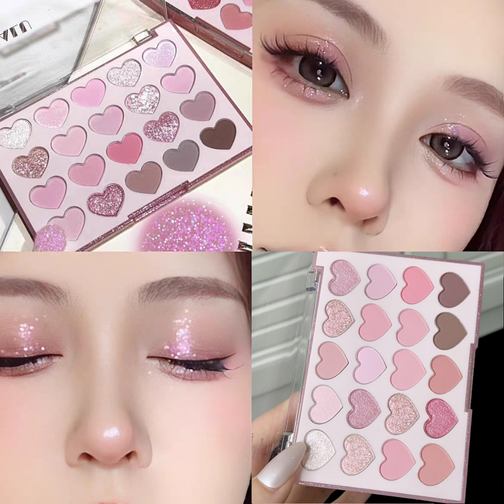 YOTAI อายแชโดว์ พาเลทอายแชโดว์ 20 สี Eyeshadow เนื้อใยไหม เนื้อแมท ประกายชิมเมอร์ กลิตเตอร์ สีสวย กันน้ํา ติดทนนาน