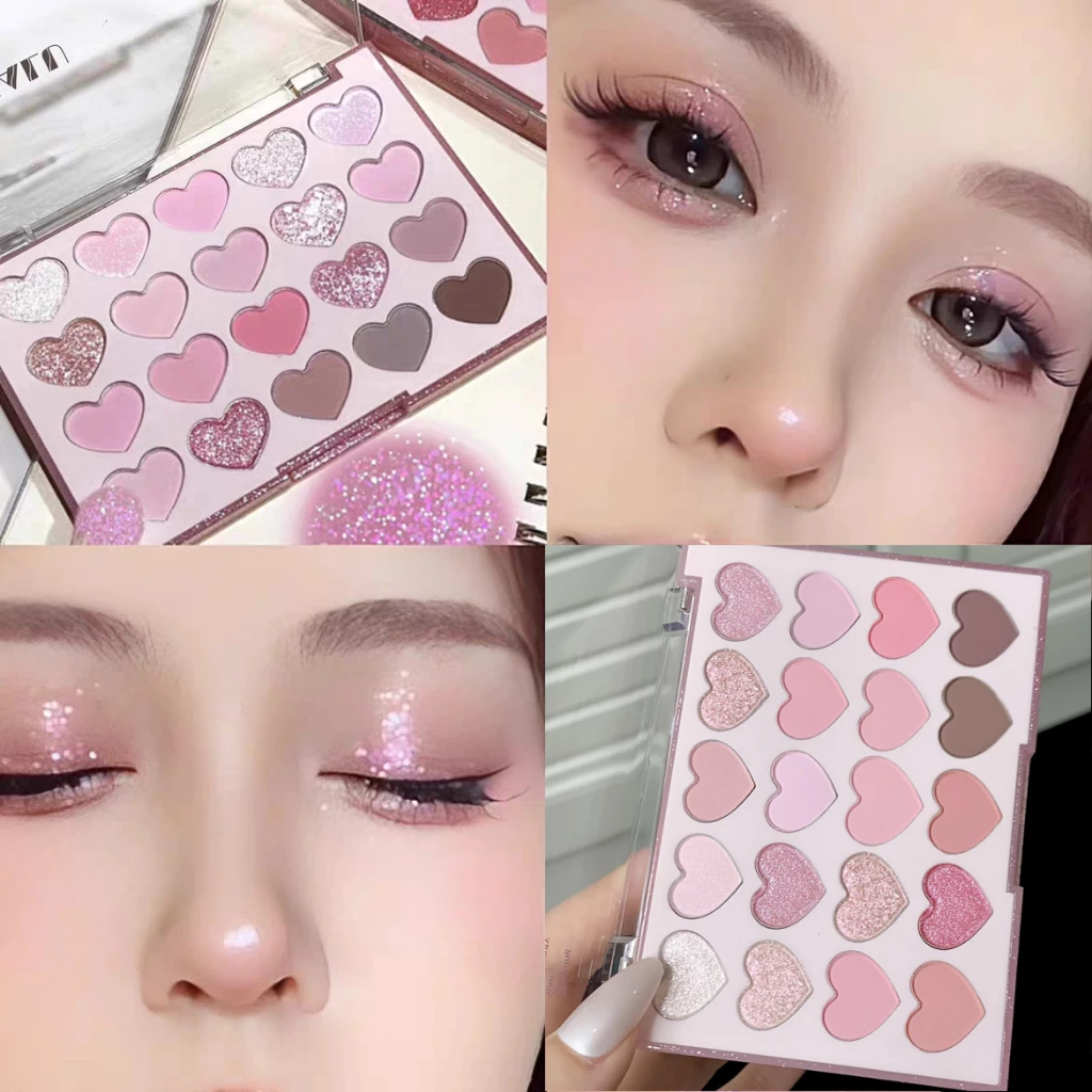 YOTAI อายแชโดว์ พาเลทอายแชโดว์ 20 สี Eyeshadow เนื้อใยไหม เนื้อแมท ประกายชิมเมอร์ กลิตเตอร์ สีสวย กันน้ํา ติดทนนาน