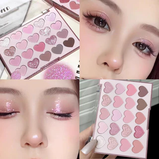 YOTAI อายแชโดว์ พาเลทอายแชโดว์ 20 สี Eyeshadow เนื้อใยไหม เนื้อแมท ประกายชิมเมอร์ กลิตเตอร์ สีสวย กันน้ํา ติดทนนาน