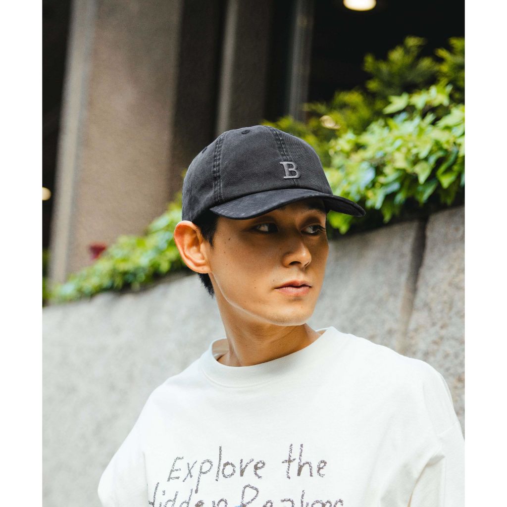 niko and ... หมวกเบสบอล ทรงเรียบ ใส่ง่าย Washed embroidered cap