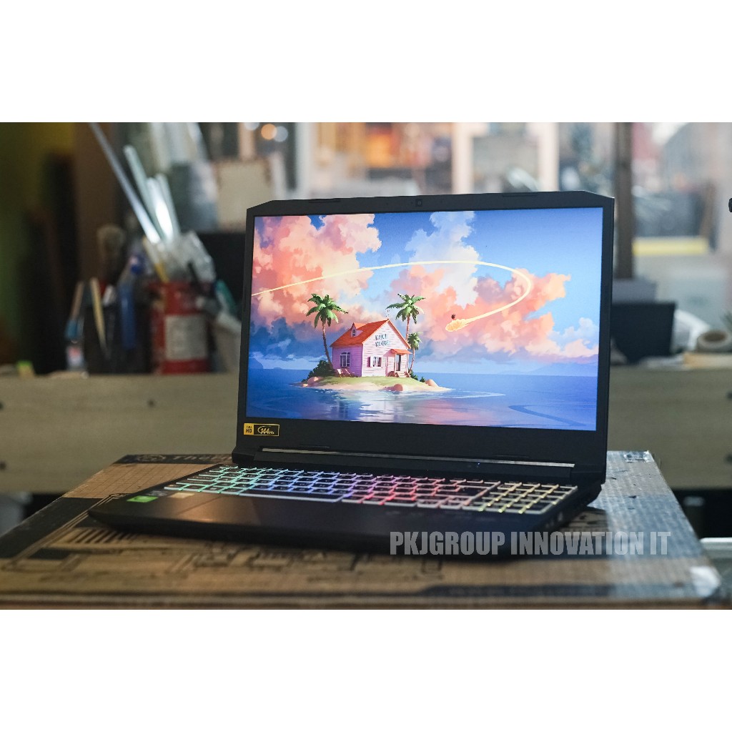 โน๊ตบุ๊คเล่นเกมมือสอง Acer Nitro 5 AN515-45-R7TF Ryzen 7 5800H RAM 16 GB M.2 512GB RTX3050Ti