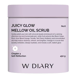 W Diary JuicyGlow Mallow Oil Scrub NO.6 450 ML.(จูซี่โกลว์ แมลโลว์ ออยล์ สครับ นัมเบอร์ ซิกซ์)